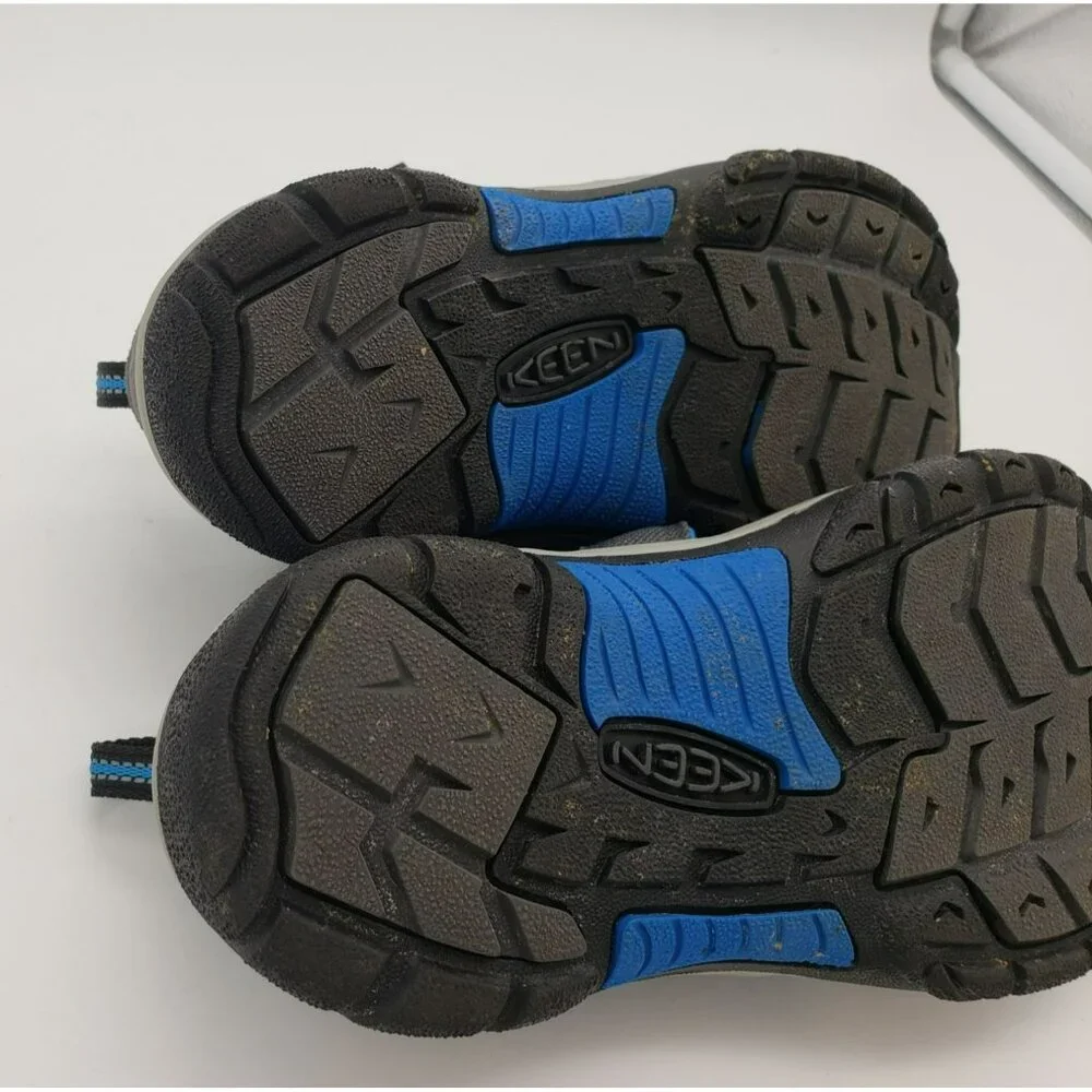 Keen Newport H2 Hiking Sandals, Youth Sz 3 Blue Black Water Shoe 1022839 Outdoor